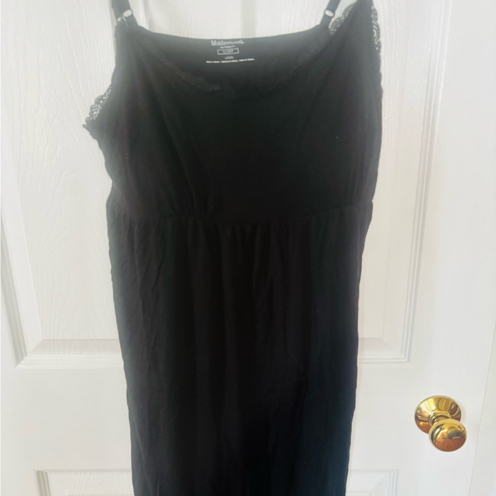 Motherhood Maternity Black Nightgown